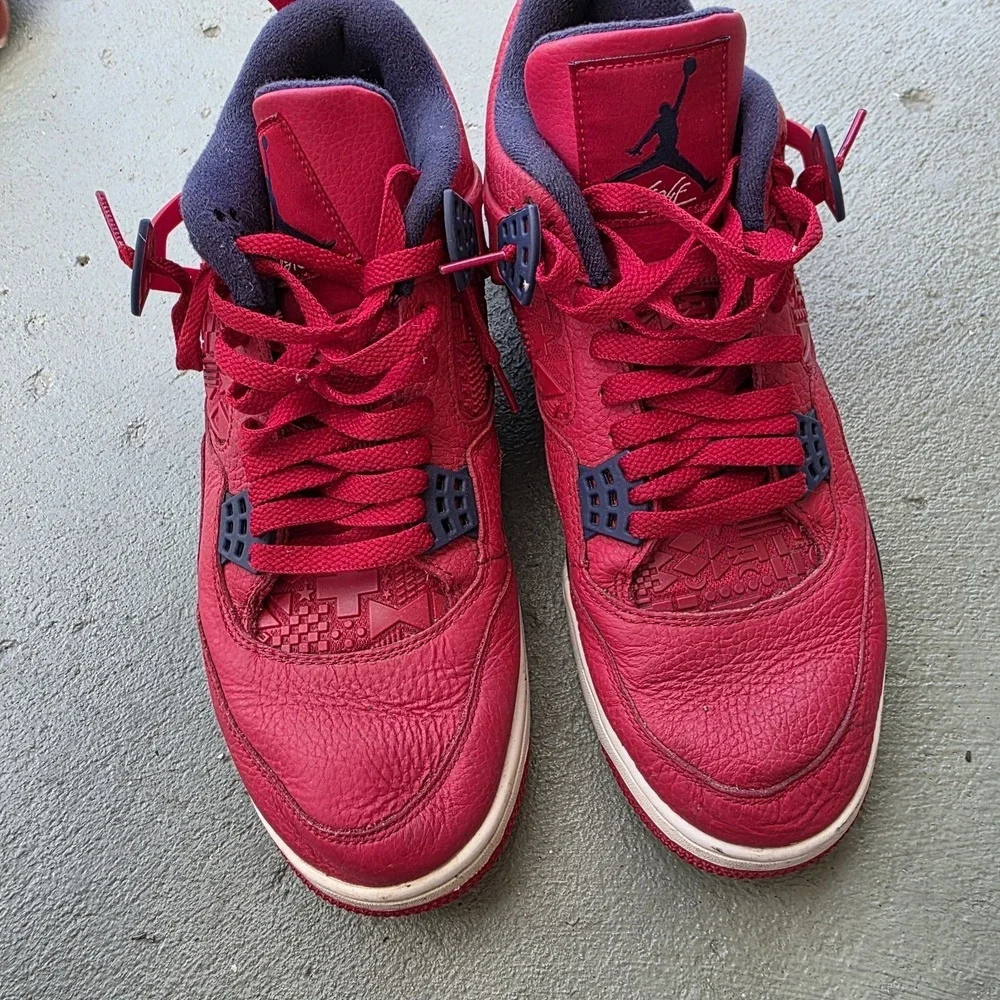 Nike Air Jordan 4 Retro SE FIBA size 11 CI1184-617 OG IV Independence Day Red - Picture 10 of 16